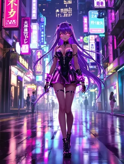 赛博朋克：紫夜纪元 动画封面